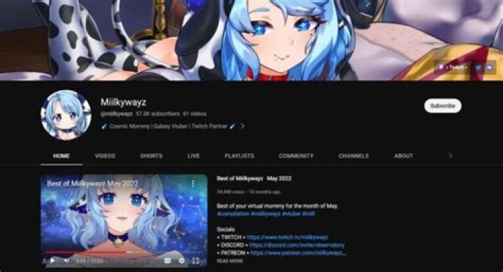 Milky vtuber Face Reveal Who Is She Irl? Family And Wiki Bio