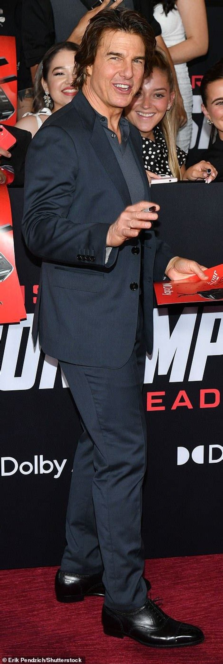 Tom Cruise, 61, looks sharp in sleek black suit at NYC premiere of 'Mission Impossible: Dead Reckoni